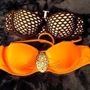NWOT Victoria Secret swim tops 32a